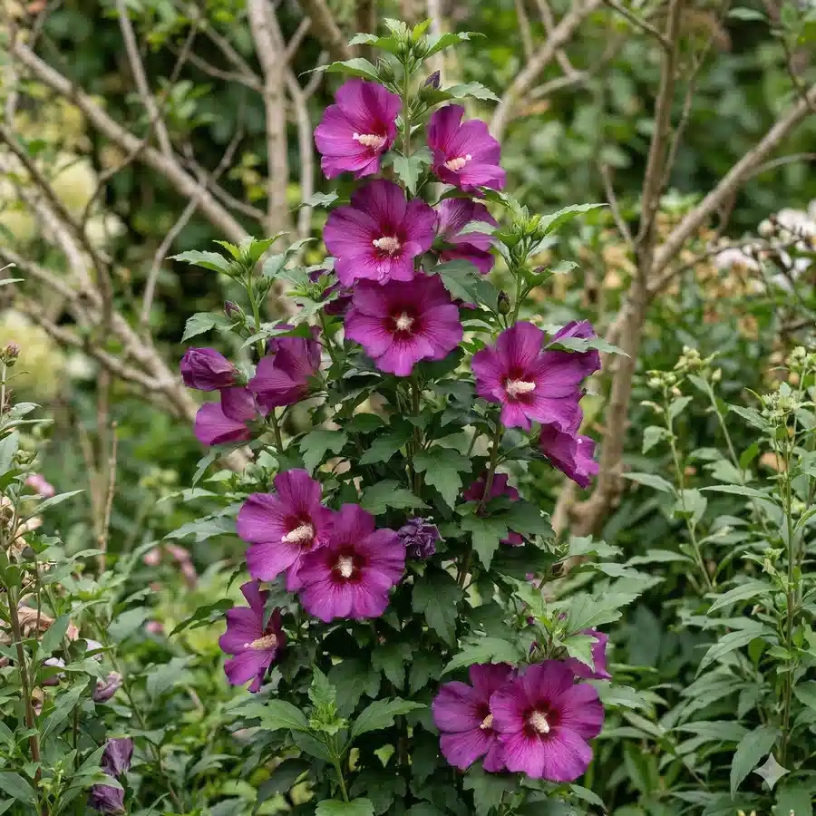 Hibiscus 'Tower purple'