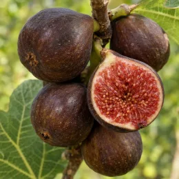 Figuier 'Fignomenal' (Ficus carica) — gros plan de figues mûres sur la branche