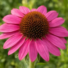 Échinacée 'Rose' (Echinacea panama) — gros plan d’une fleur rose épanouie · Photo d'illustration