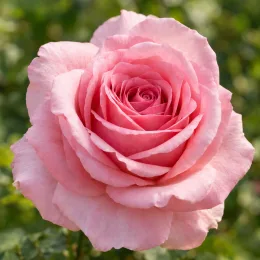 Rosier 'Notre dame de paris' (Rosa hybrida) — gros plan de fleur rose épanouie